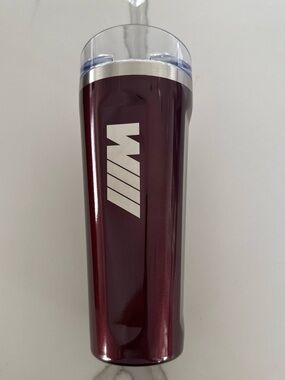 BMW Travel Mug Water/coffee Cup Stainless Steel With Lid - New With Box 20 oz
